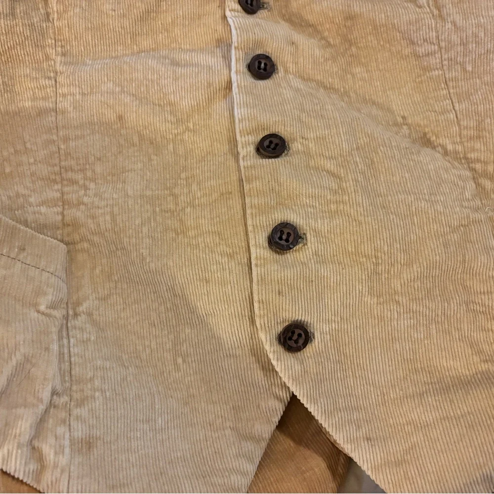 Vintage, Cortefiel, Corduroy, Blazer & Vest